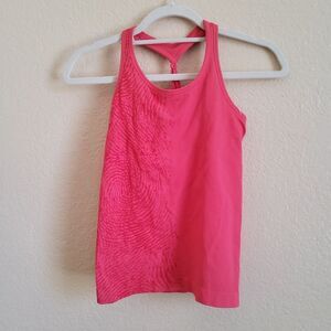 Nux Athletic Tank Top Sports Bra Size S Pink New